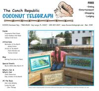 Charles Buckles Benefit - Frames By Teresa Crocker & Art By Pasta Pantaleo - Article Printed on The Conch Republic COCONUT TELEGRAGH Mar '10