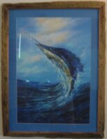 Sailfish - Giclee Print Hand Signed & Framed