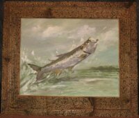 Tarpon - Oil Painting Framed